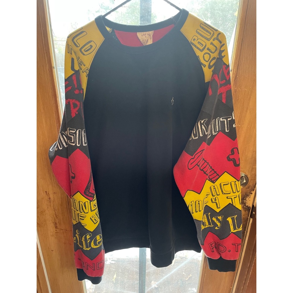 Red Tag Brand 3XL Mens Crewneck Sweatshirt Graphic Print Long‎ Sleeve